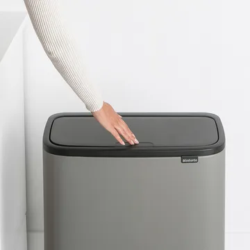 보 터치 빈 휴지통 36 L - Mineral concrete grey - Brabantia | 브라반티아