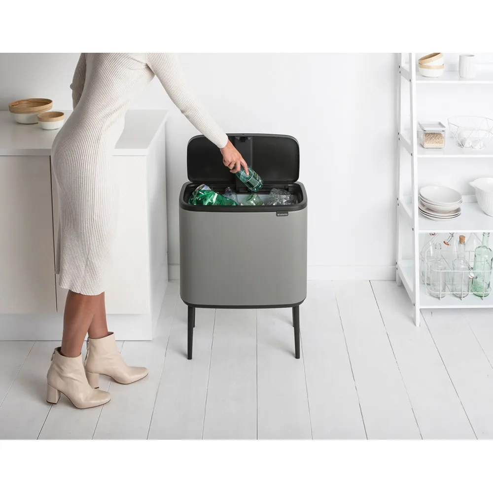 보 터치 빈 휴지통 36 L, Mineral concrete grey Brabantia | 브라반티아