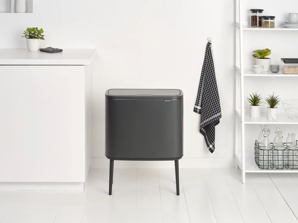 보 터치 빈 휴지통 3x11 L, Confident grey Brabantia | 브라반티아