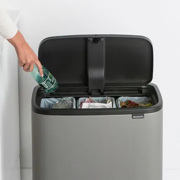 보 터치 빈 휴지통 3x11 L - Mineral concrete grey - Brabantia | 브라반티아