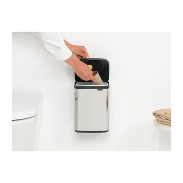 보 휴지통 4 L - Brushed steel - shiny - Brabantia | 브라반티아