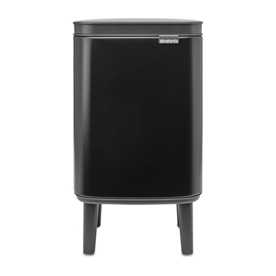 보 휴지통 하이 4 L - Matte black - Brabantia | 브라반티아