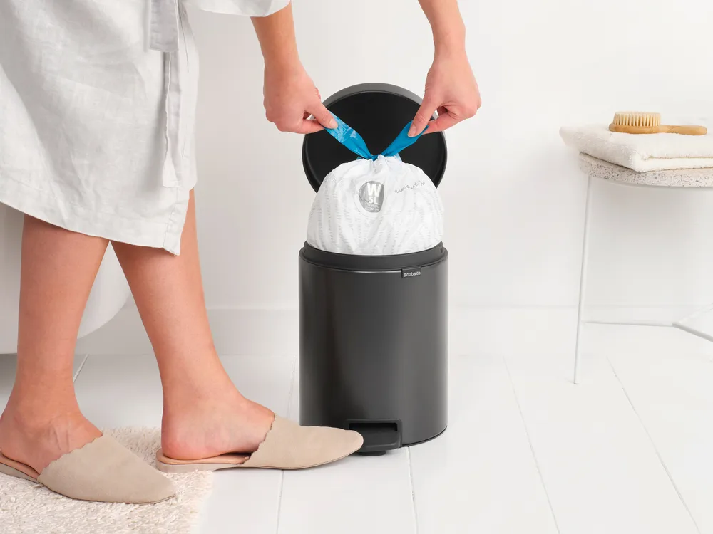 뉴 아이콘 페달 빈 휴지통 5 리터, Confident grey Brabantia | 브라반티아