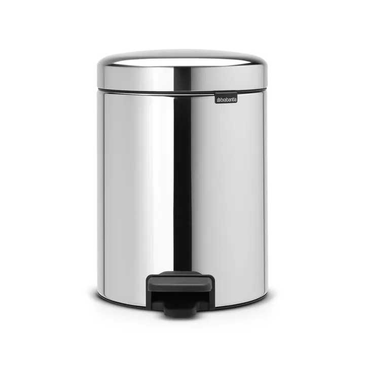 뉴 아이콘 페달 빈 휴지통 5 L - brilliant steel - Brabantia | 브라반티아