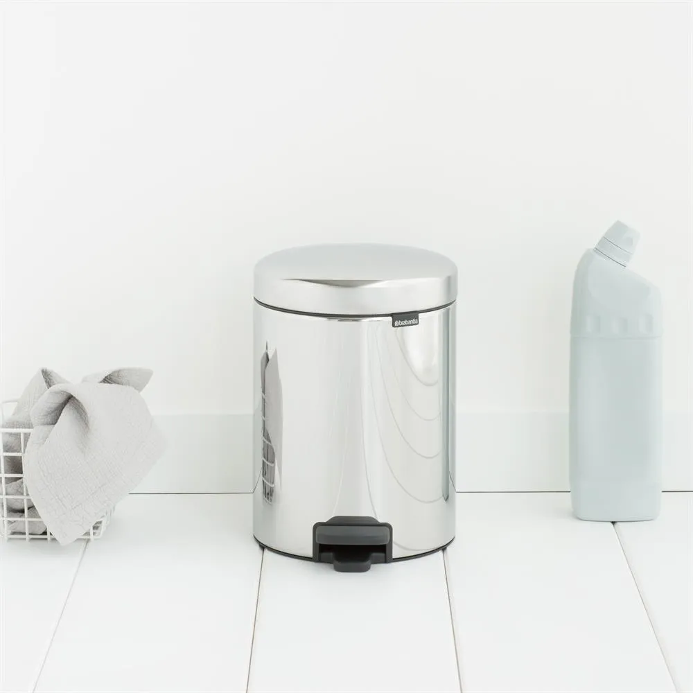 뉴 아이콘 페달 빈 휴지통 5 L, brilliant steel Brabantia | 브라반티아