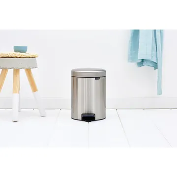 뉴 아이콘 페달 빈 휴지통 5 L - Matt steel fingerprint proof - Brabantia | 브라반티아