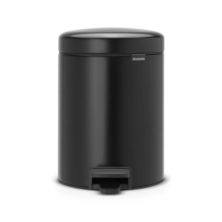 뉴 아이콘 페달 빈 휴지통 5 L - matte black - Brabantia | 브라반티아