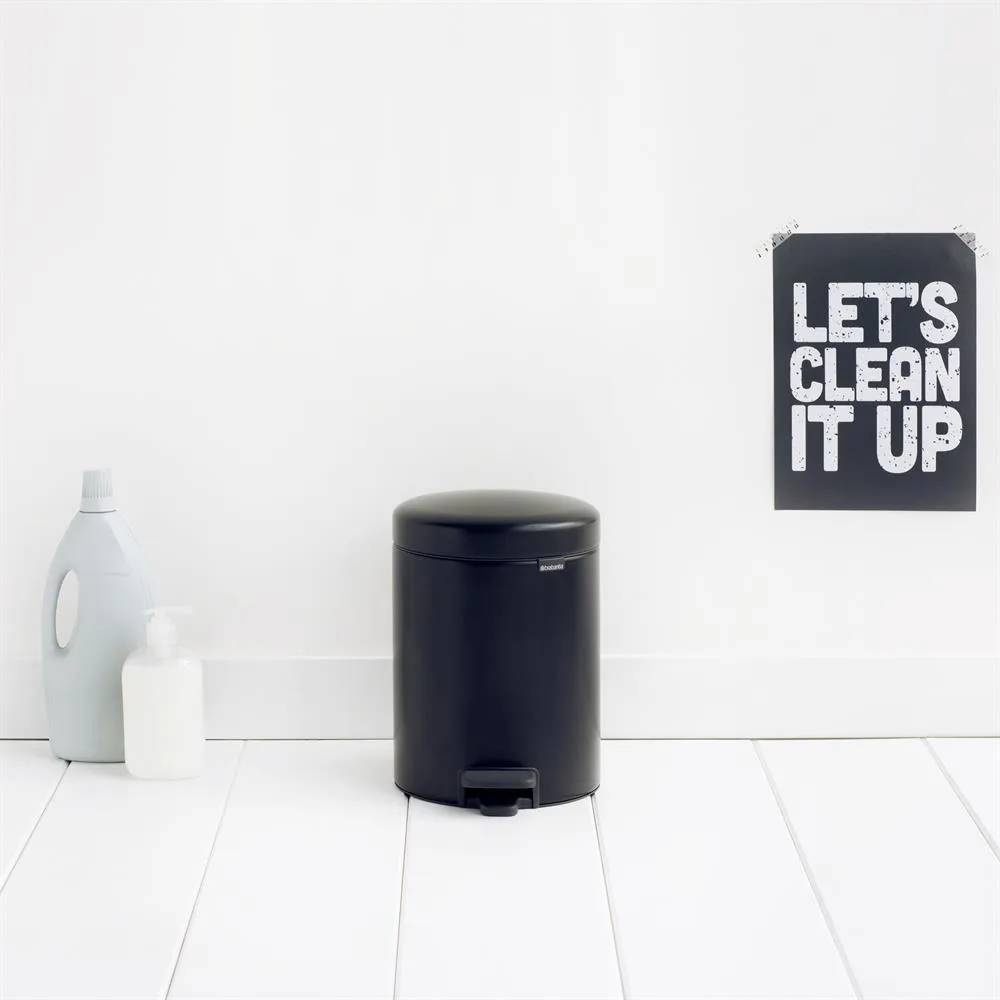 뉴 아이콘 페달 빈 휴지통 5 L, matte black Brabantia | 브라반티아
