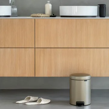 뉴 아이콘 페달 빈 휴지통 5 L - Metallic Gold - Brabantia | 브라반티아