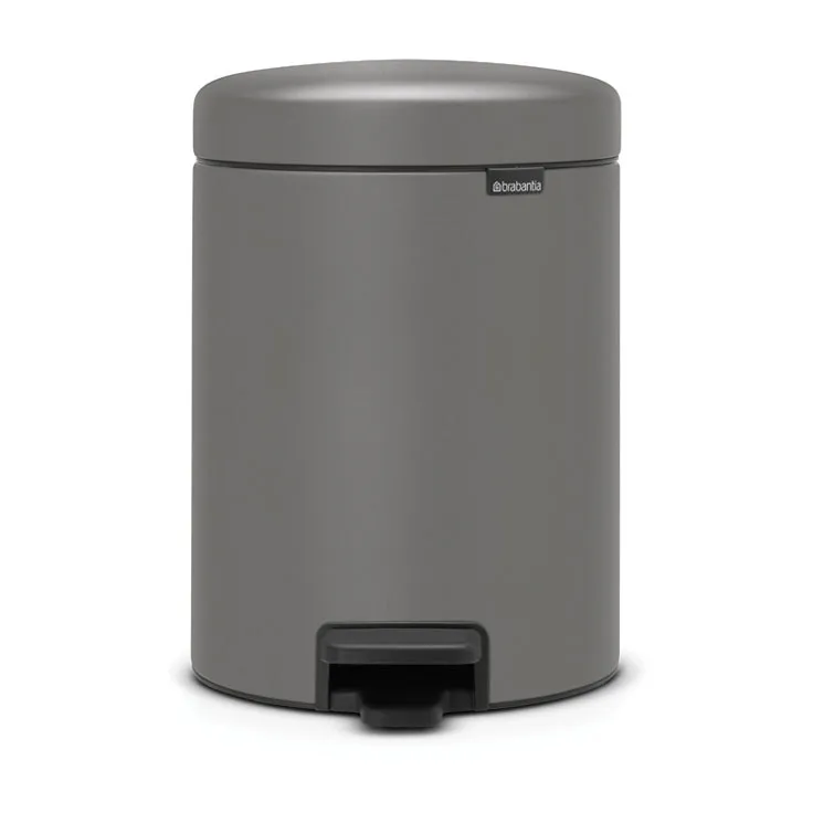 뉴 아이콘 페달 빈 휴지통 5 L, Mineral concrete grey Brabantia | 브라반티아