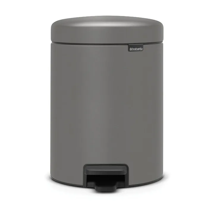 뉴 아이콘 페달 빈 휴지통 5 L - Mineral concrete grey - Brabantia | 브라반티아