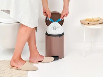 뉴 아이콘 페달 빈 휴지통 5 L - Satin taupe - Brabantia | 브라반티아