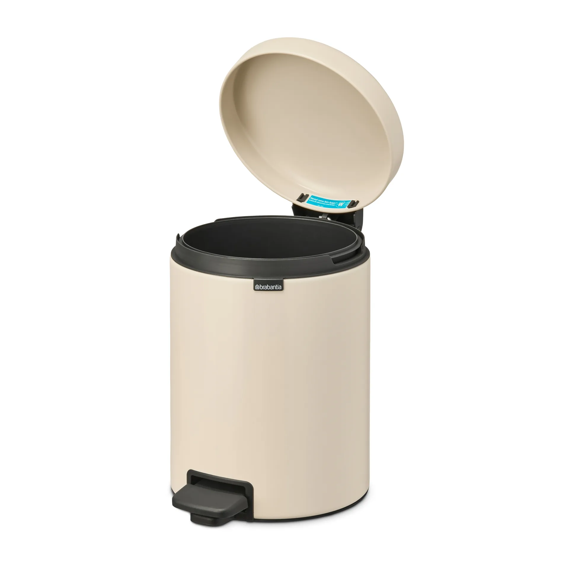 뉴 아이콘 페달 빈 휴지통 5 L, Soft beige Brabantia | 브라반티아