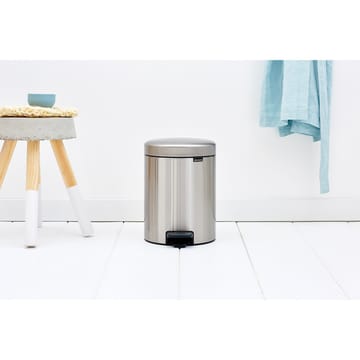 뉴 아이콘 페달 빈 휴지통 5 리터 - Matt steel fingerprint proof - Brabantia | 브라반티아