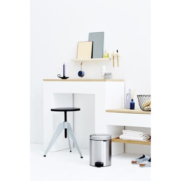 뉴 아이콘 페달 빈 휴지통 5 리터 - Matt steel fingerprint proof - Brabantia | 브라반티아