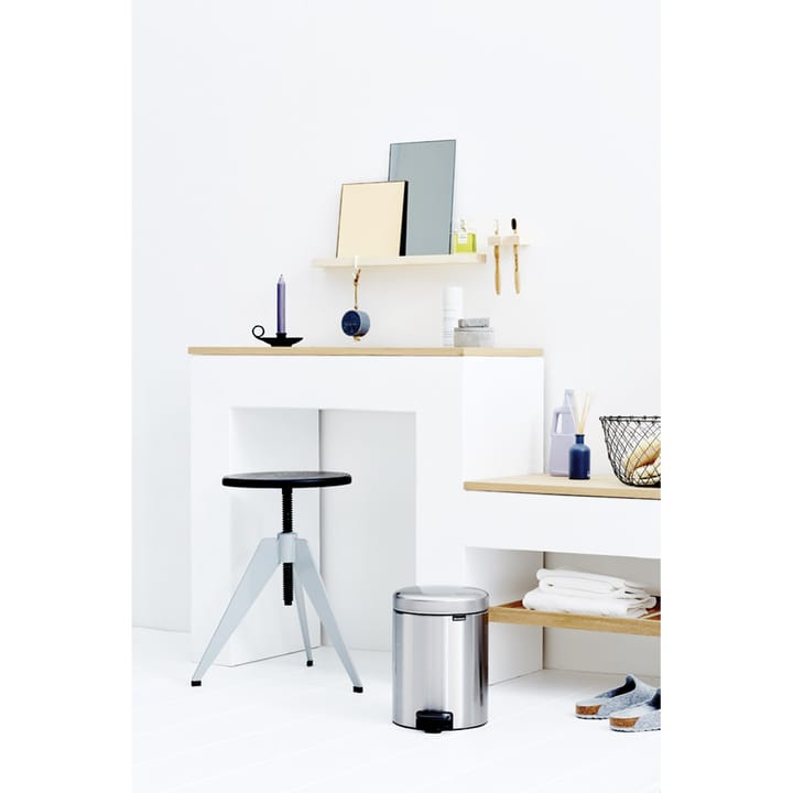 뉴 아이콘 페달 빈 휴지통 5 리터, Matt steel fingerprint proof Brabantia | 브라반티아