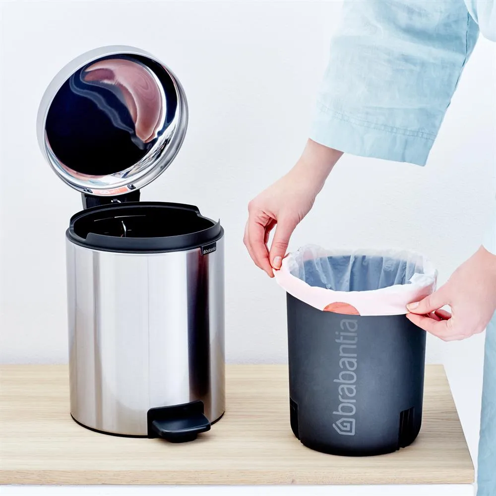 뉴 아이콘 페달 빈 휴지통 5 리터, matte steel Brabantia | 브라반티아