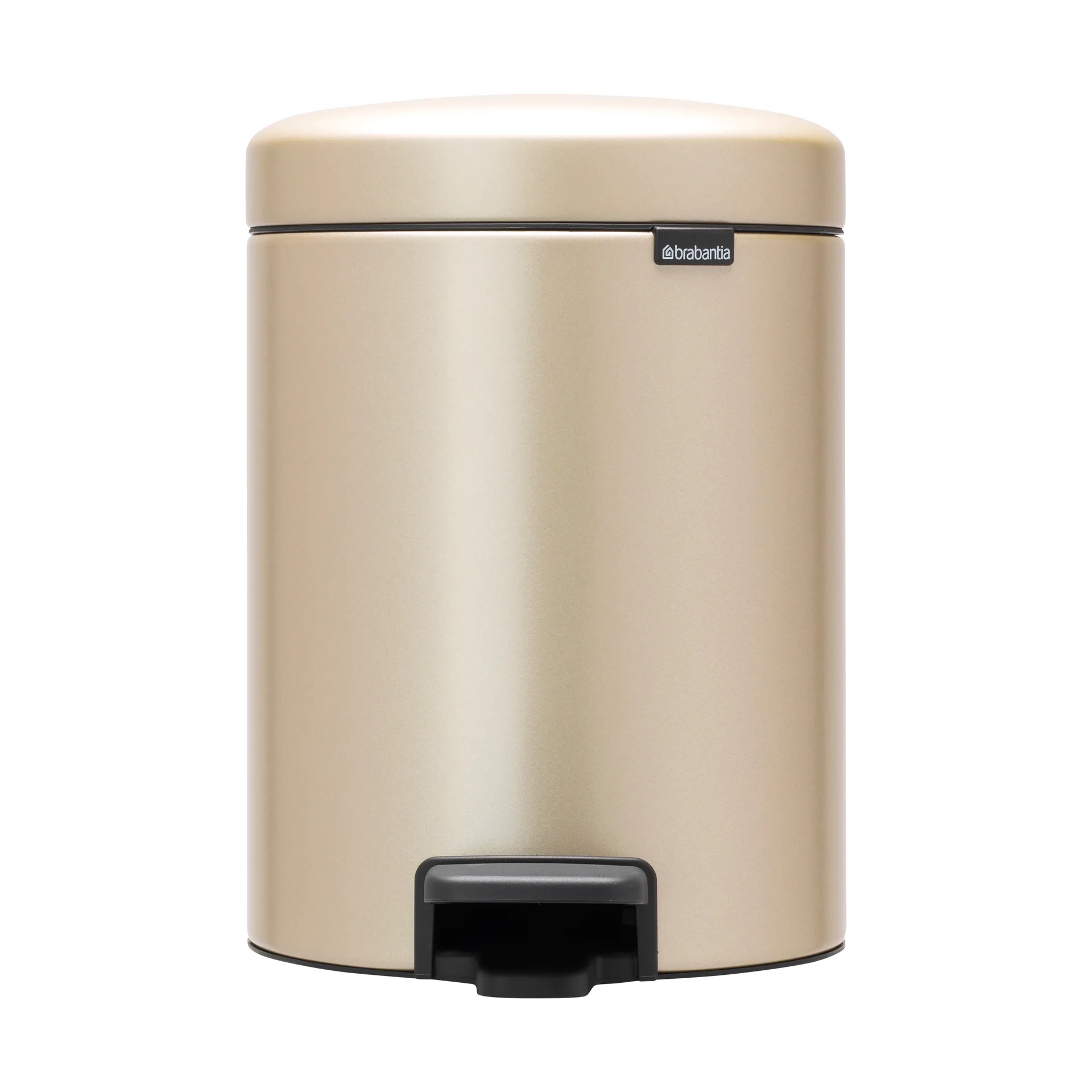뉴 아이콘 페달 빈 휴지통 5 리터, Metallic Gold Brabantia | 브라반티아