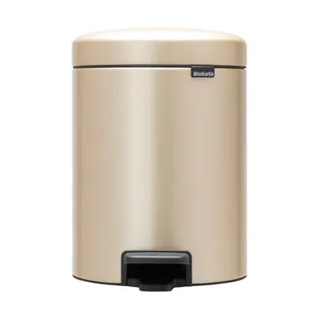 뉴 아이콘 페달 빈 휴지통 5 리터 - Metallic Gold - Brabantia | 브라반티아