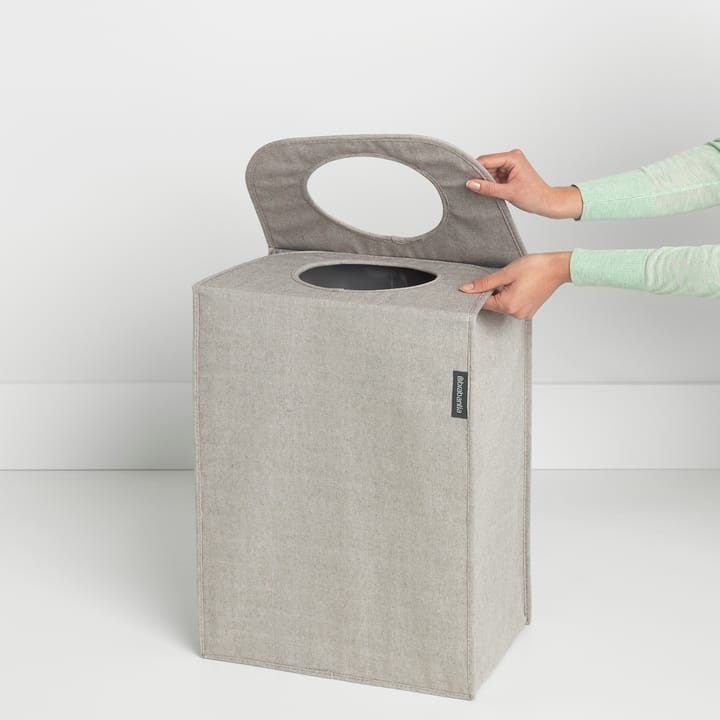브라반티아 세탁 백 패브릭 직사각 55 리터, light grey Brabantia | 브라반티아