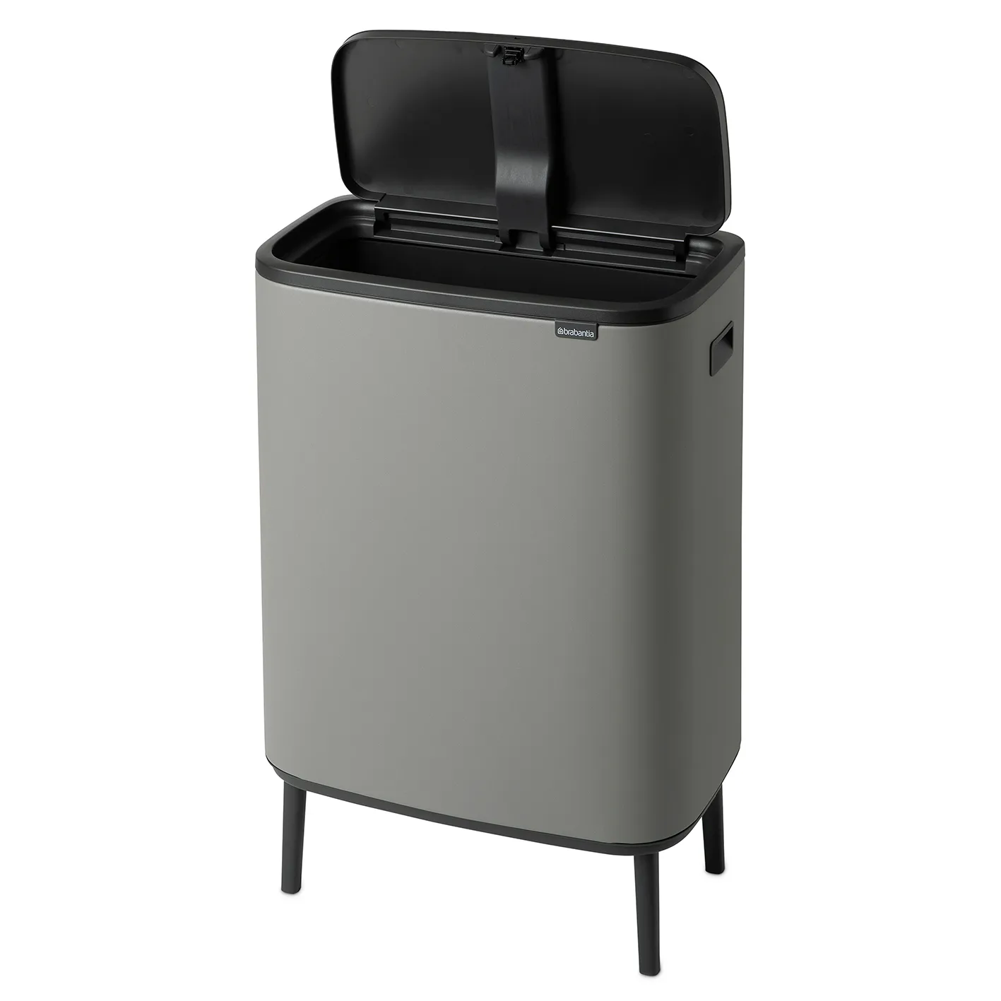 보 터치 빈 휴지통 하이 60 L, Mineral concrete grey Brabantia | 브라반티아