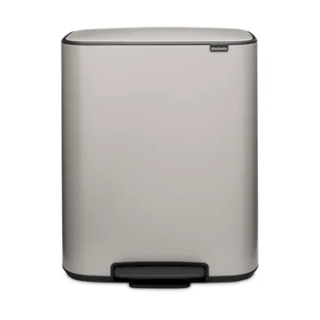 보 페달 빈 휴지통 60 L - Soft Grey - Brabantia | 브라반티아