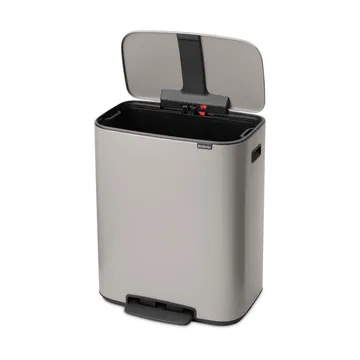 보 페달 빈 휴지통 60 L - Soft Grey - Brabantia | 브라반티아