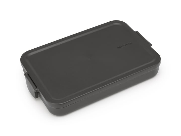 메이크 & 테이크 런치박스 flat. 1.1 L, Dark grey Brabantia | 브라반티아
