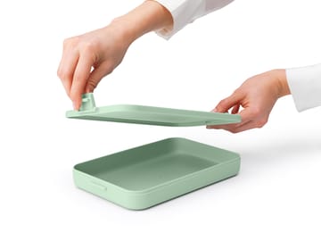 메이크 & 테이크 런치박스 flat. 1.1 L - Jade Green - Brabantia | 브라반티아