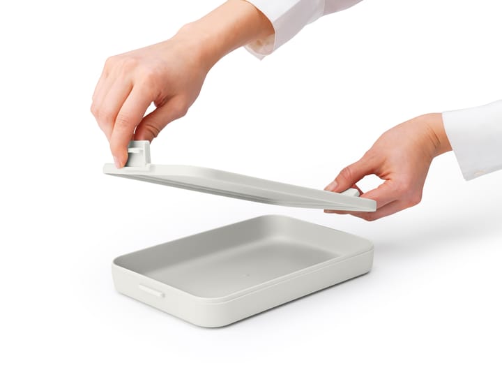 메이크 & 테이크 런치박스 flat. 1.1 L, Light grey Brabantia | 브라반티아