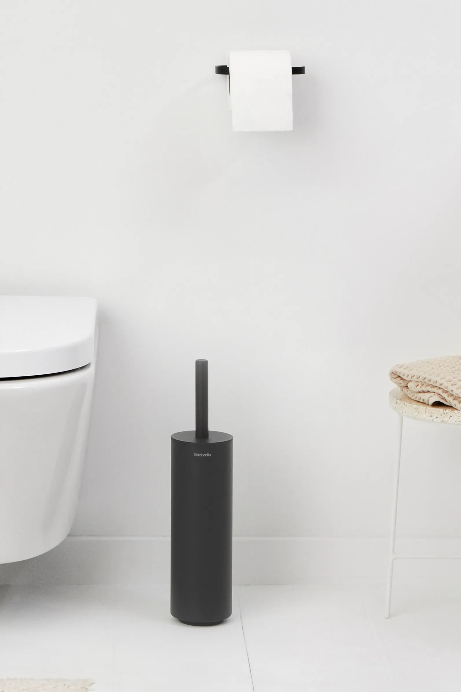 마인드셋 토일렛 브러쉬 & holder, Mineral Infinite Grey, silicone Brabantia | 브라반티아