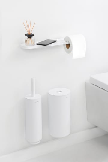 마인드셋 토일렛 페이퍼 홀더 & 선반 - Mineral Fresh White - Brabantia | 브라반티아