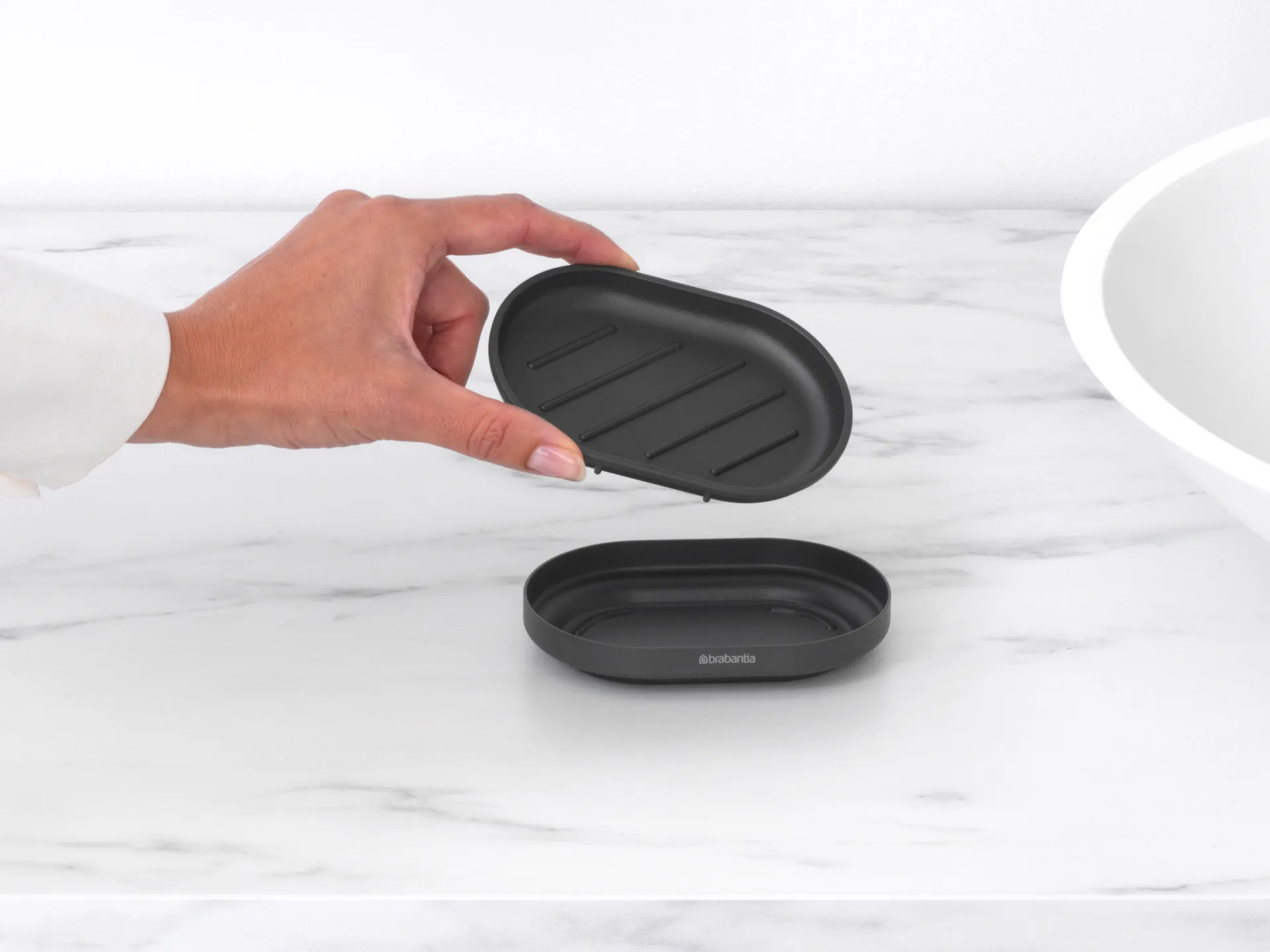 마인드셋 비누 받침대, Mineral Infinite Grey Brabantia | 브라반티아