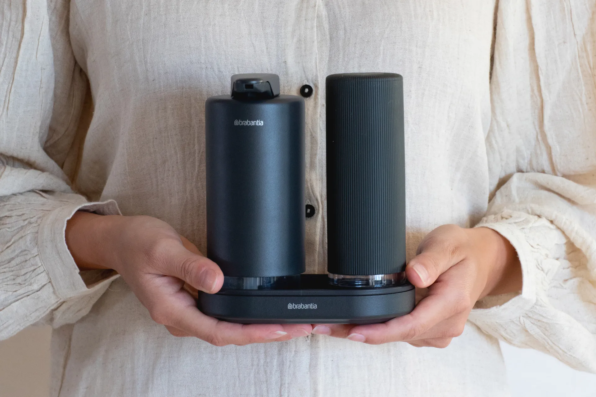 싱크스타일 비누 디스펜서/세제 세트, Mineral Infinite Grey Brabantia | 브라반티아