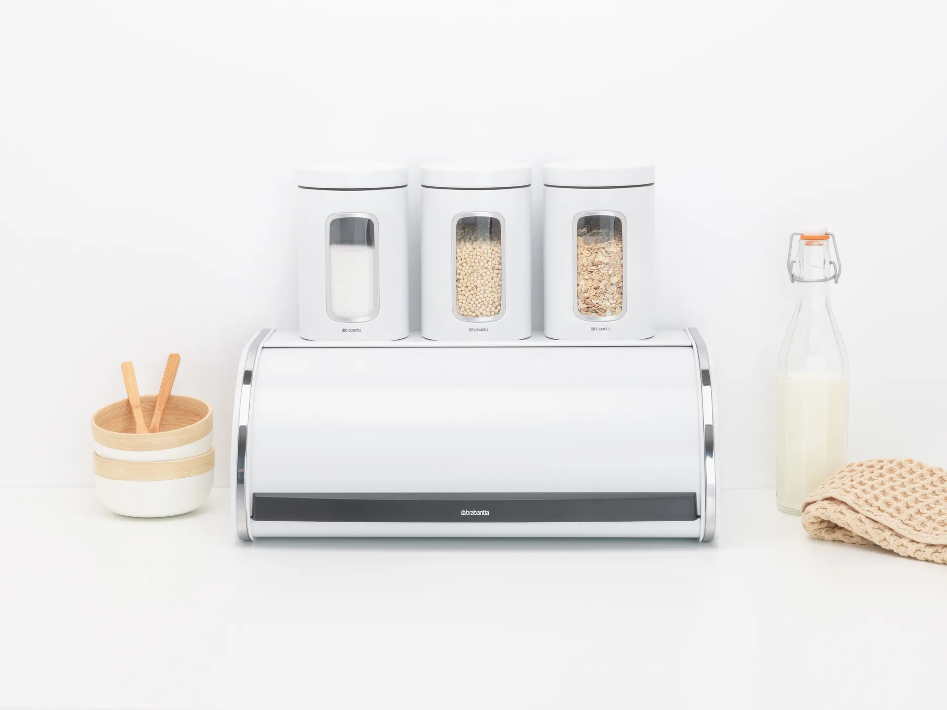 롤 탑 브레드 빈 라지, White Brabantia | 브라반티아