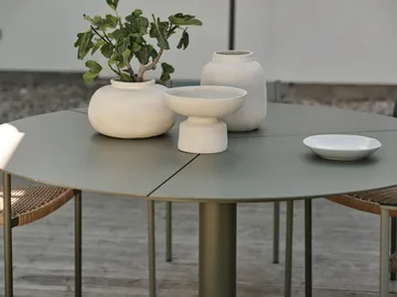 피스 다이닝 테이블 Ø110 cm 노르딕 그린 - Brafab