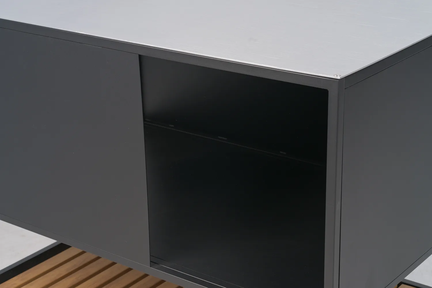 프렙 야외 주방 베이스 캐비닛 110x90x70 cm, Black Brafab