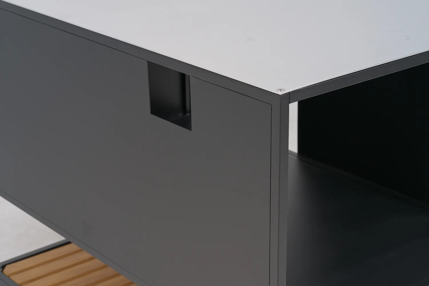 프렙 야외 주방 베이스 캐비닛 110x90x70 cm, Black Brafab