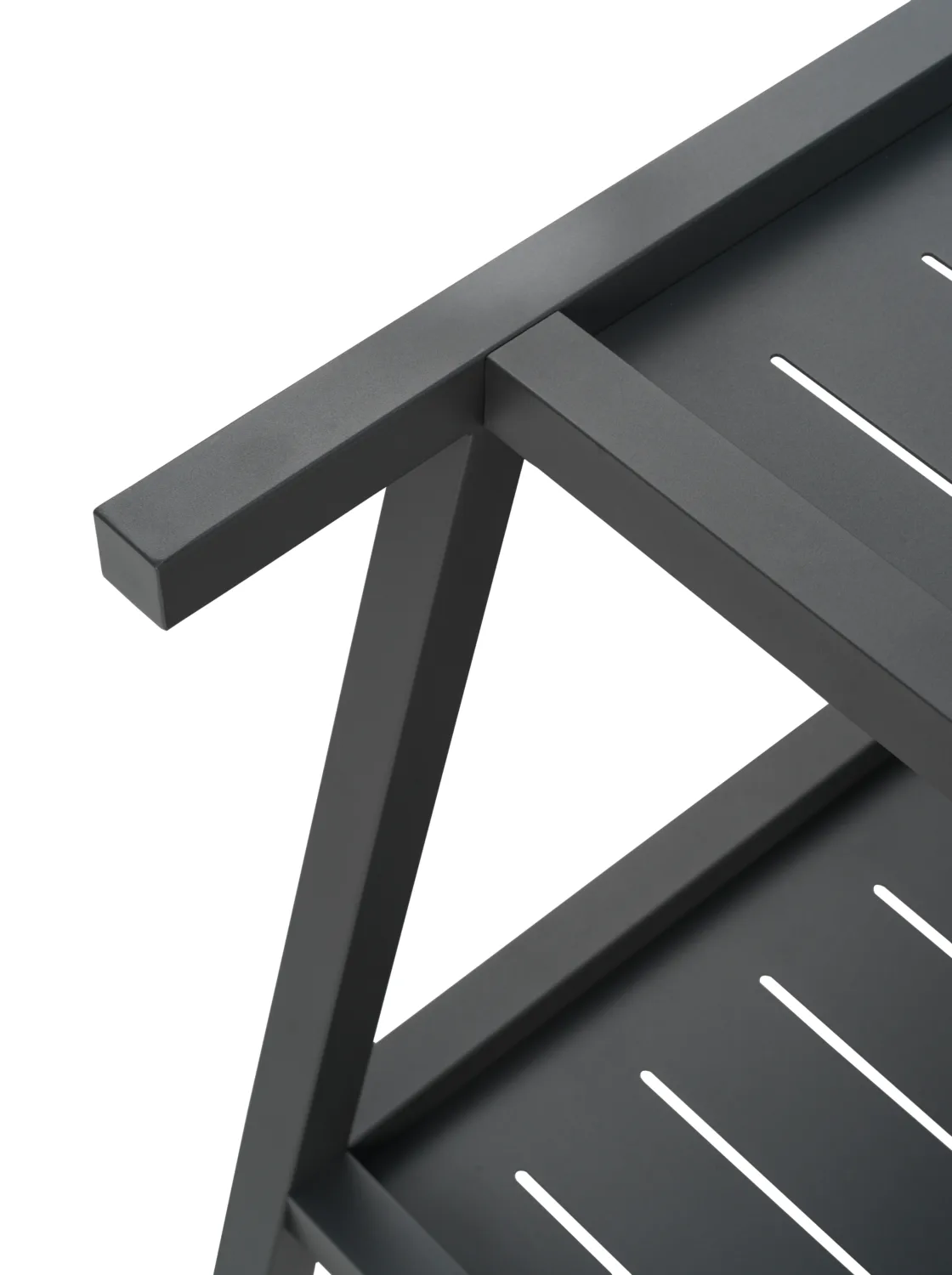 삼바로 서빙 트롤리 86x49x69 cm, Anthracite Brafab