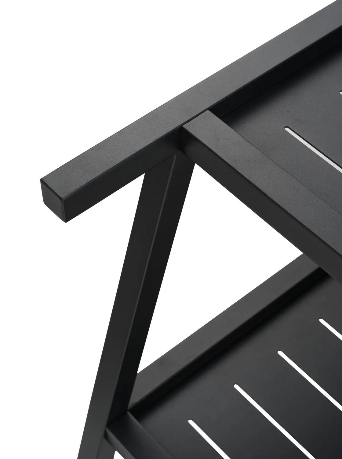 삼바로 서빙 트롤리 86x49x69 cm, Black Brafab