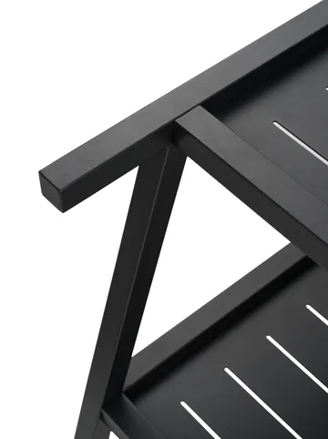 삼바로 서빙 트롤리 86x49x69 cm - Black - Brafab