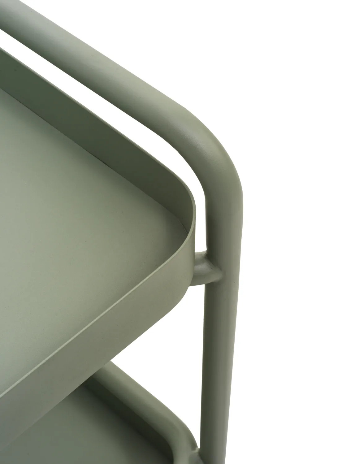 트롤리 서빙 카트 88x59 cm, Dusty green Brafab