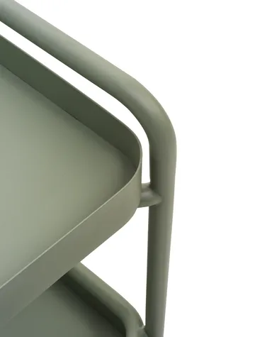 트롤리 서빙 카트 88x59 cm - Dusty green - Brafab