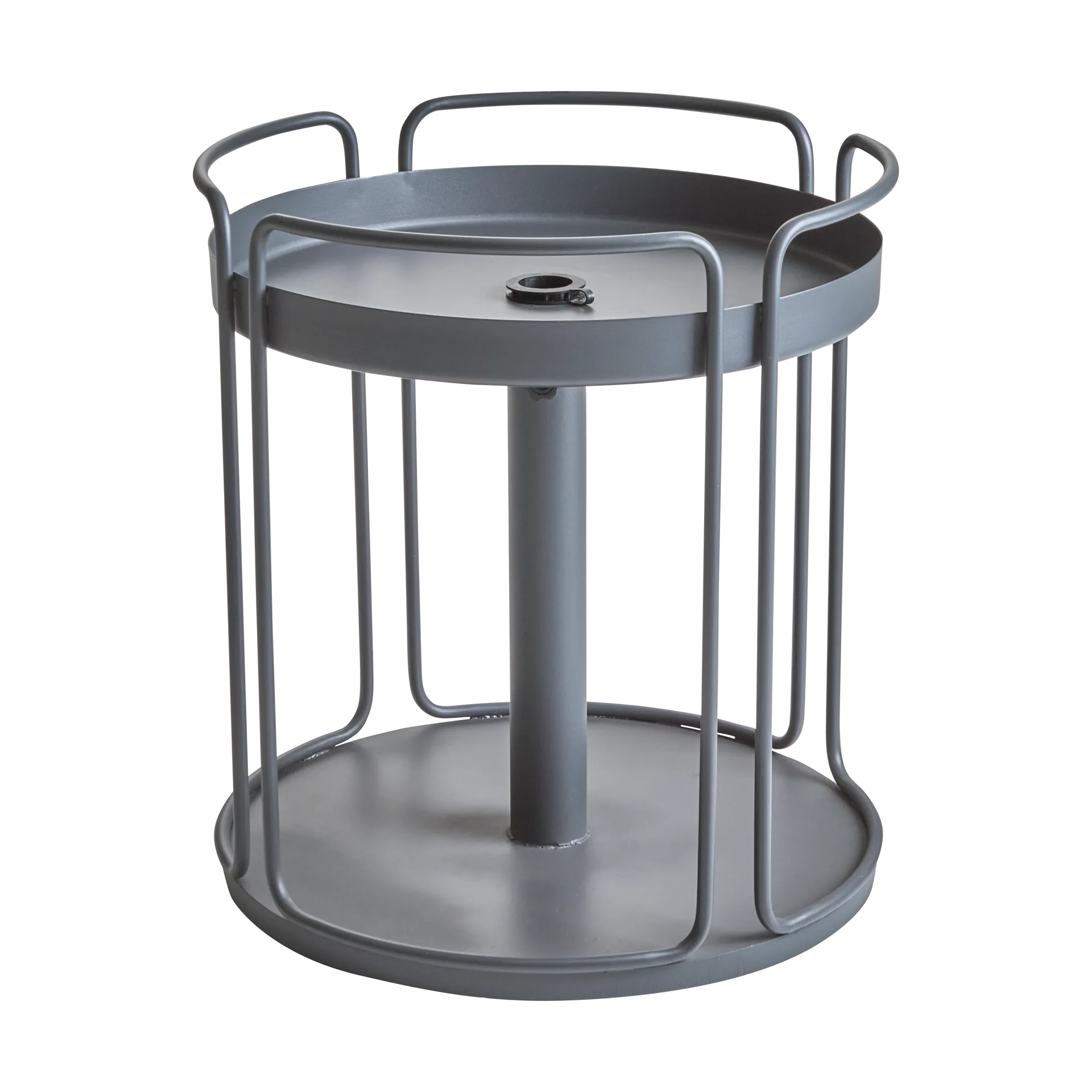 쉐이디 사이드 테이블 and parasol base, Anthracite Brafab