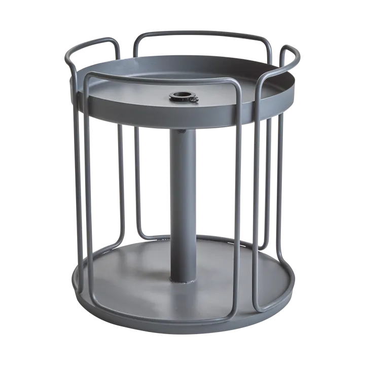 쉐이디 사이드 테이블 and parasol base - Anthracite - Brafab