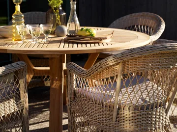 카모밀 암체어 시트 및 등받이 쿠션 포함 - Beige-sand - Brafab