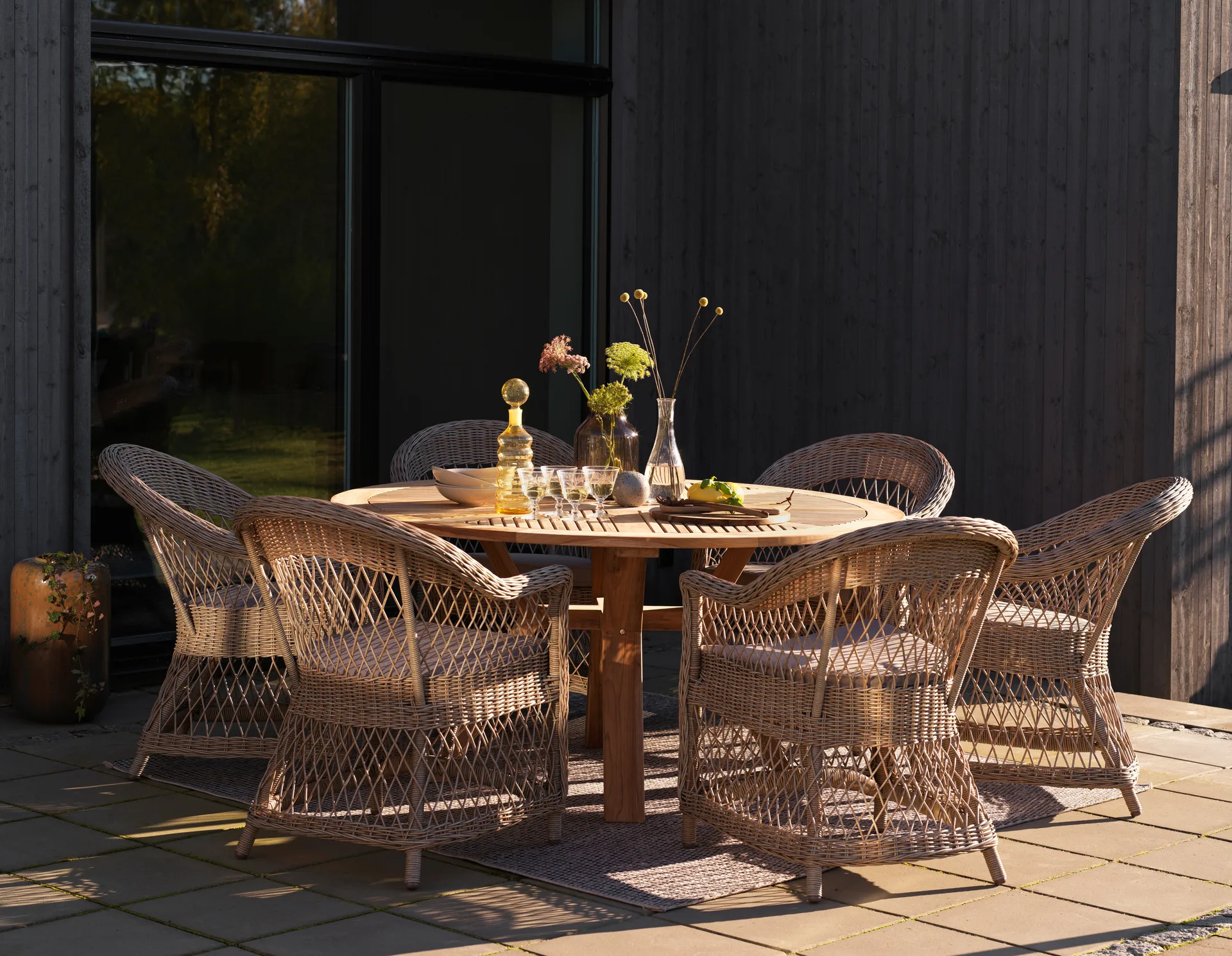 카모밀 암체어 시트 및 등받이 쿠션 포함, Beige-sand Brafab