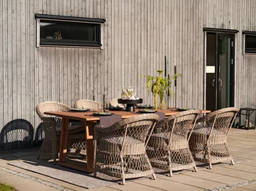 카모밀 암체어 시트 및 등받이 쿠션 포함 - Beige-sand - Brafab