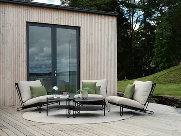 블릭스트 커피 테이블 - Black Ø65 cm - Brafab