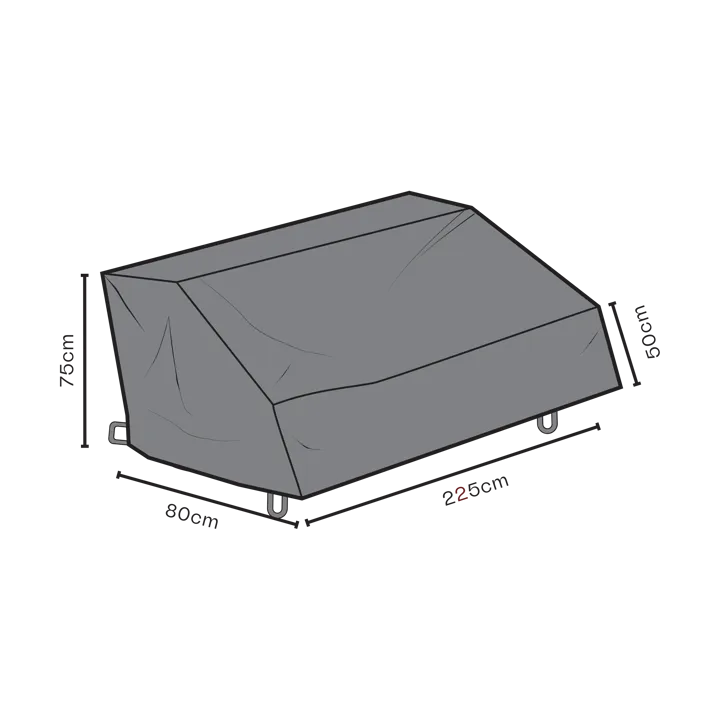 브라팹 가구 커버 소파용 - Black 80 cm - Brafab